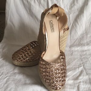 Rose Gold Espadrilles